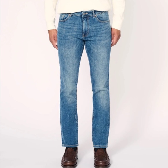 Warp + Weft | AMS Amsterdam Slim/Straight Fit Jeans, Tortoise, 34x32 - Picture 1 of 12